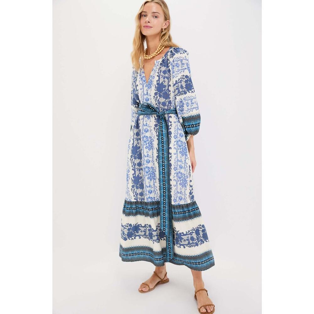 TUCKERNUCK Bondi Blues Cotton Lyles Dress Size XL NWT Retail $228 Tuckernuck - Picture 4 of 6